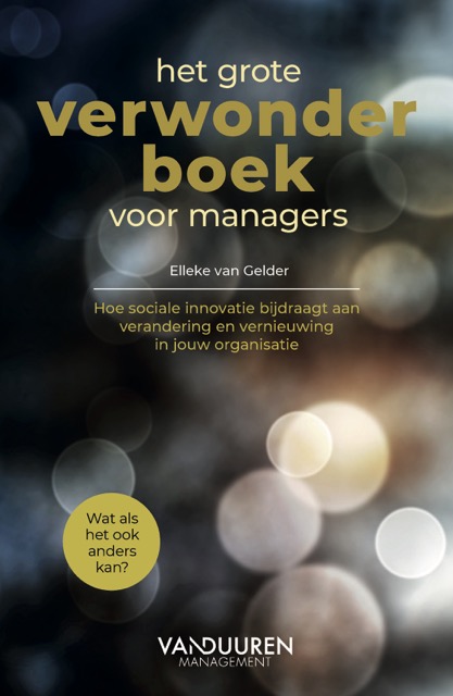 Voorkant boek het grote verwonderboek voor managers - training leiderschap